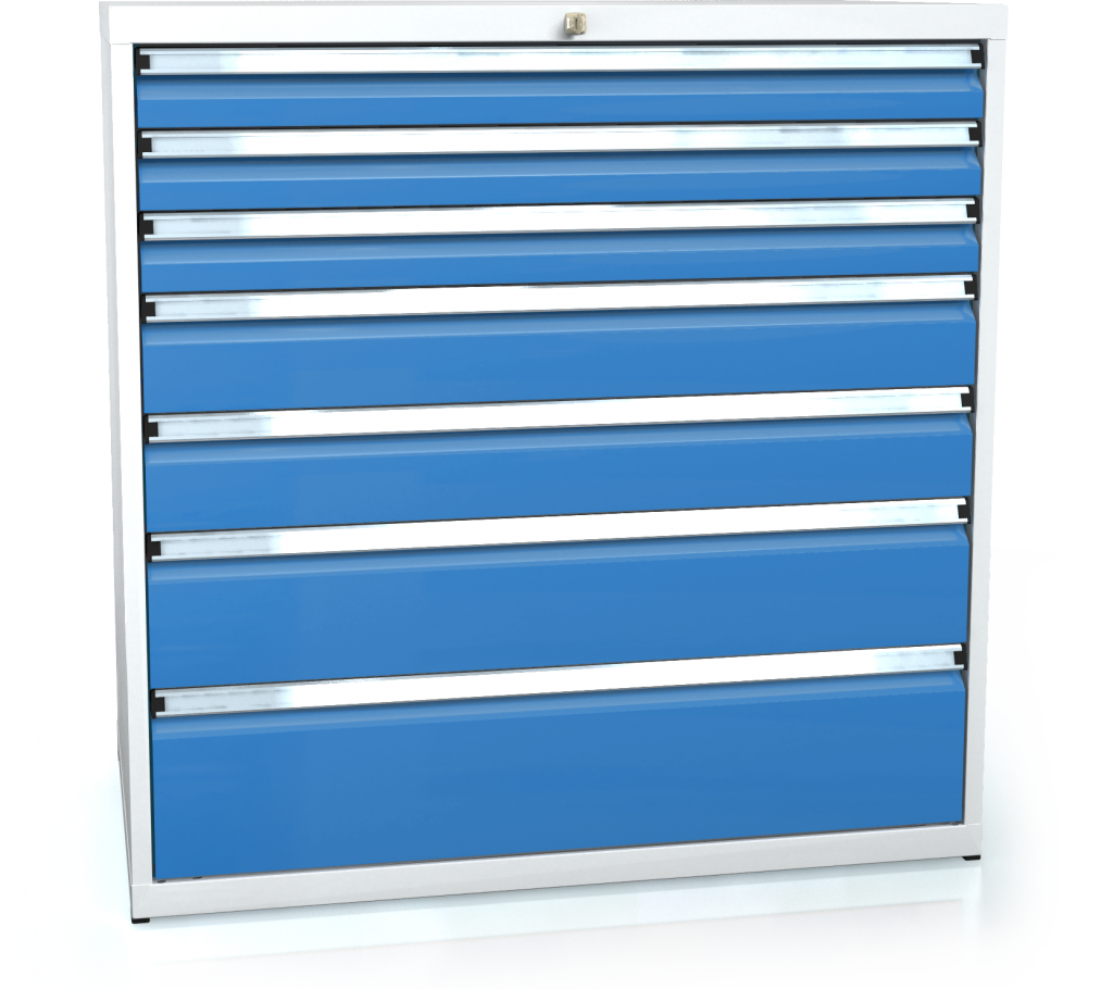 Drawer cabinet 1018 x 1014 x 750 - 7x drawers